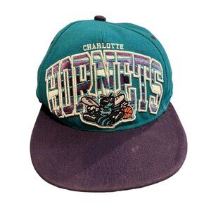 Charlotte Hornets Official NBA SnapBack Purple Teal New Era Hardwood Adjustable